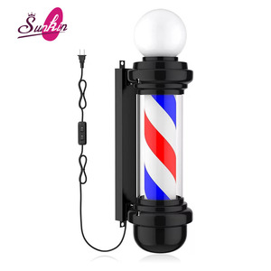 <span class=keywords><strong>Salone</strong></span> barbiere palo rotante luce rossa bianca blu strisce LED barbiere segno <span class=keywords><strong>per</strong></span> <span class=keywords><strong>parrucchiere</strong></span> negozio - Product Image 1