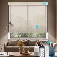 Stores occultants motorisés électriques intelligents sans perçage, sur mesure, pour intérieur