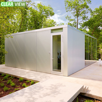 CLEARVIEW Véranda Moderne Autoportante en Forme de Triangle avec Verre Trempé pour Jardin d'Hiver, Utilisation Extérieure, Fêtes, Mariages, Chambre à Coucher