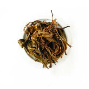 Pu'er crudo orgánico envejecido 2019: la evolución de la miel salvaje y la cáscara de ciruela, té de árbol antiguo, mejora de bodega de cinco años - Product Image 3