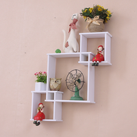 Étagère murale créative pour la maison, simple et moderne, pour chambre à coucher, bureau, salon, étagère murale décorative