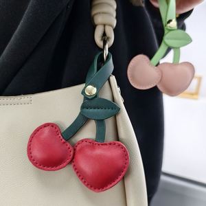 Multi-Purpose PU Leather Cherry <b>Bag</b> <b>Charm</b> Cute Fruit Keychain Versatile Fruit Pendant for <b>Bags</b> Keys Cars & Gifts - Product Image 4