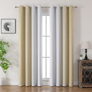 XinLan habitación oscurecimiento 100% cortina opaca lujo peso pesado <span class=keywords><strong>dormitorio</strong></span> tejido <span class=keywords><strong>ventana</strong></span> cortina - Product Image 6