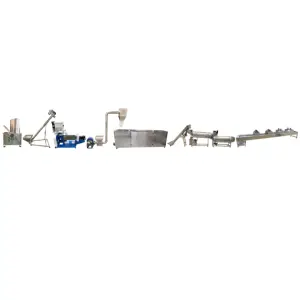 Horizontal Floating Dry Fish Feed Pellet Production Factory Double-screw Extruder Multi-layer Dryer and Packing Equipment