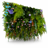 Système de verdure intégré au plafond de qualité supérieure, design professionnel pour les intérieurs commerciaux, panneaux de plantes artificielles 3D haute densité