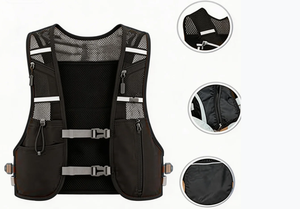 Gilet de course multifonctionnel unisexe avec poches ajustables pour le sport et <span class=keywords><strong>sac</strong></span> de rétention d'eau - Product Image 3