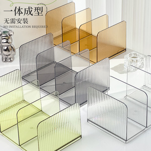 Acrylic Portable Installation-Free Desktop Bookend Storage <b>Box</b> Multi-purpose Transparent Student Desk Organizer Modern Simple - Product Image 3