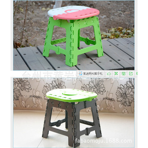 <b>Portable</b> Children's Folding <b>Stool</b> Plastic Outdoor Low <b>Stool</b> Molded Injection Molded Train <b>Stool</b> - Product Image 4