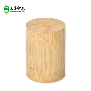<b>Bamboo</b> tea storage jar, home tea bag storage <b>container</b>, <b>bamboo</b> and wood tea aging jar, kitchen seasoning storage box - Product Image 1