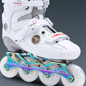 Patins à roulettes de slalom en fibre de carbone pour adultes, patins à roulettes de freestyle professionnels, cadre CNC, roulements ABEC, chaussures de patinage - Product Image 5