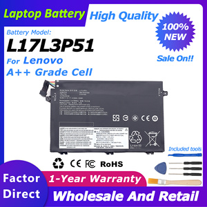 Batterie d'ordinateur portable Li-ion de remplacement L17L3P51 pour Lenovo ThinkPad E15/E480/E490/E495 E595 R480 R580 Series SB10K79606 Charge rapide - Product Image 2