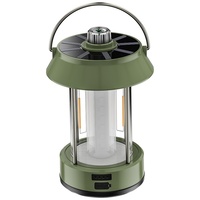 Lampe d'ambiance LED pour camping extérieur, en ABS, à intensité variable, effet ciel étoilé, portable, rechargeable, solaire, charge Type-C