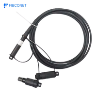 Cable de Fibra Óptica Redondo Preconectado FTTA IP68 SC APC, Cable de Conexión Personalizado, Conector Impermeable para Exteriores