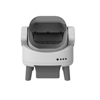 Bac à litière automatique pour chat, grand, intelligent, à faible bruit, autonettoyant, avec capteur WIFI et application pour chats