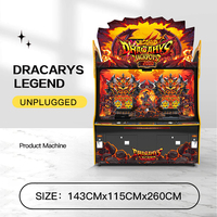 Machine de jeu d'arcade à monnayeur Dragon's Flame de haute qualité, très vendue, avec décoration raffinée, fonctionnement à monnayeur, type de prise personnalisé