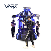 Machine de jeu de combat immersif Vr Machine de jeu de combat d'arcade Cs Gun R 9D Vr jeu de tir
