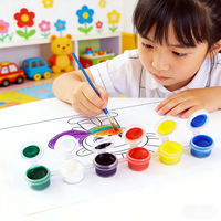 Jouets de peinture DIY, créativité pour enfants, kit de peinture acrylique personnalisé, vente en gros, peinture non toxique DIY qui brille dans le noir