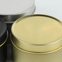 Bougie d'aromathérapie en cire de soja dans un pot cylindrique en fer blanc, diffuseur d'huiles essentielles semi-mécanique fait main pour la maison ou comme cadeau