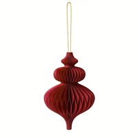 Umiss Décorations de Noël Écologiques : Lanternes et Boules en Papier pour Arbre de Noël, Ornements Artisanaux avec Aimant pour la Maison
