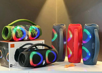 Altavoz Inalámbrico en Oferta, con Luces RGB de Colores, Portátil, para Exteriores, con Bajos Potentes, Subwoofer, Audio Inteligente