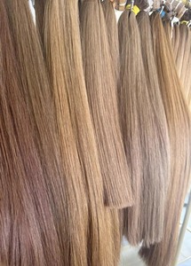 Extensiones de Cabello Humano Virgen con Diseño Único, Doble Trama, Cabello Remy para Pelucas de Encaje, Uso en Salón, Disponible en Grandes Cantidades - Product Image 4