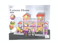 Offre Spéciale jouets éducatifs semblant 2023 bricolage maison de poupées série avec poupée, chiens mignons et accessoires de meubles miniatures pour les filles