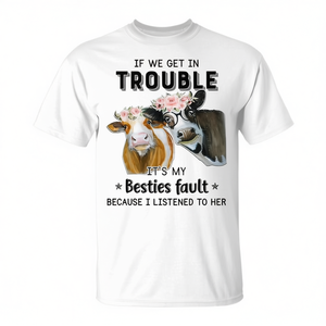 T-shirt « Si on se fait du malaise, c'est la faute de mes meilleures amies » - Product Image 2