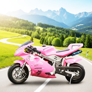 Mini moto de poche 49cc 2 temps refroidie par <span class=keywords><strong>air</strong></span> avec phares LED avant, vitesse maximale de 40-60 km/h - Product Image 5