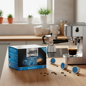 Set Multiblock Bialetti Napoli 72 Capsule in Alluminio e Metallo Usa e Getta con Gusto Intenso 0,25g/Capsula - Product Image 3
