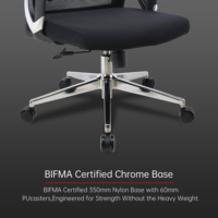 Fauteuil de bureau ergonomique en maille avec soutien lombaire pour la vente en gros
