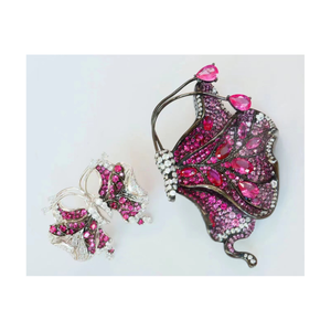 Broche de Perlas de Agua Dulce Barroco de Plata Tai de Lujo, Joyería de Circonita Cúbica Brillante para Regalo de Boda, Venta al por Mayor - Product Image 1