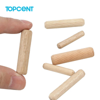 Tiges/Bâtons en bois de bouleau naturel blanc rond pour meubles ou pieds de table, design artisanal, dimensions 5-10 mm x 30-60 mm