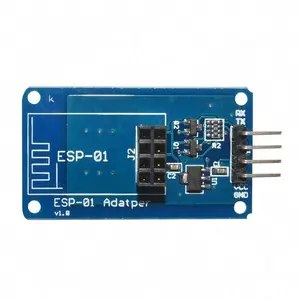 ESP8266 ESP-01串行无线适配器模块3.3V 5V Esp01分接PCB适配器兼容