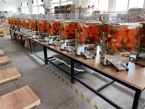 Máquina exprimidora de naranja comercial para hacer jugo de naranja de Granada, exprimidor de cítricos Industrial de limón - Product Image 5