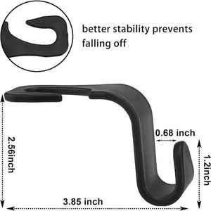 Car <b>Interior</b> <b>Accessories</b> Car Back Seat Headrest Hooks - Product Image 3