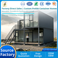 Maison conteneur modulaire de luxe personnalisée en usine, démontable et préfabriquée, pour atelier et bureau