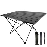 Vente directe d'usine, meubles d'extérieur, table pliante en alliage d'aluminium, pieds pliants, rectangulaire, camping, portable, multifonctionnelle