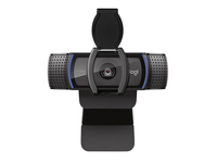Cámara Web Logitech C920e HD 1080P para Escritorio, 30fps, Corrección Automática de Luz, Micrófono Dual con Cancelación de Ruido, Obturador de Privacidad, Cámara para PC