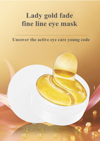 24K Goud Collageen Kruiden Vegan Biologisch Hyaluronzuur Vitamine C Anti-rimpel Verzorgende Oogmaskers Patches