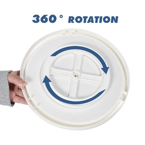Estante para especias, armario de despensa, plato giratorio, bandeja de almacenamiento de cocina, organizador giratorio, estante redondo, estante de almacenamiento de condimentos de <span class=keywords><strong>2</strong></span> niveles - Product Image 3