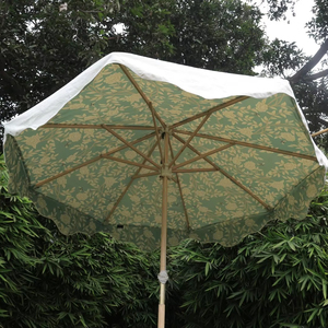Parasols personnalisés faits à la main parapluie pour jardin moderne Simple contrôle manuel grande impression pour fournir un confort d'ombre - Product Image 1