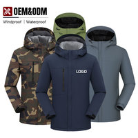 Veste d'extérieur imperméable personnalisée, directement de l'usine, veste coupe-vent d'hiver, fournisseur de marques privées