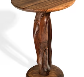 Piedestals de vente au détail en bois courbé biomorphe - Product Image 4