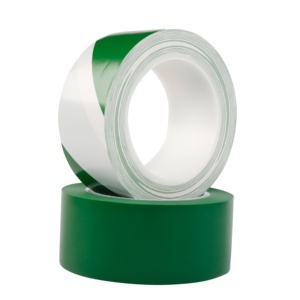 Chất lượng cao kết dính mạnh mẽ tùy chỉnh màu đỏ và màu trắng Phân định băng PVC sàn đánh dấu Băng PVC thận trọng Băng - Product Image 4