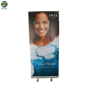 2024 ZJ ZJ-r Einziehbarer Aluminium Roll-up Banner-Ständer mit Einseitiger Bedruckung für Werbung/Events/<span class=keywords><strong>Promotion</strong></span> - Product Image 3