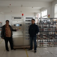 Mesin Elektrolisis Ionizer Air Alkali Terkontrol PLC dengan Kapasitas 30T/H dan Elektrolisis Kontinu