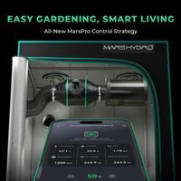 Kits de ventilation Mars Hydro IFresh avec ventilateur en ligne intelligent de 6 pouces, filtre à charbon et ventilateur à clip IControl pour tente de culture