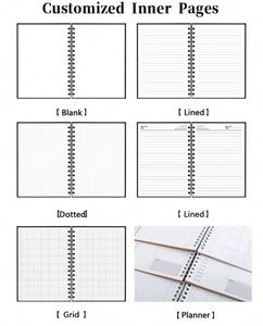 Promotion Gift Customised <b>A4</b> A5 A6 Hardcover Printed Pu Leather Cover <b>Diary</b> Notebook - Product Image 5