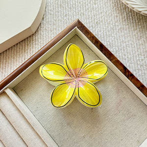 Pinza <span class=keywords><strong>de</strong></span> Pelo <span class=keywords><strong>de</strong></span> Moda Simple <span class=keywords><strong>de</strong></span> Alta Gama Estilo Verano, Pinza <span class=keywords><strong>de</strong></span> Pelo Bonita <span class=keywords><strong>de</strong></span> 8 cm para Cabello Grueso con Parte Trasera <span class=keywords><strong>de</strong></span> Plástico para <span class=keywords><strong>Cola</strong></span> <span class=keywords><strong>de</strong></span> <span class=keywords><strong>Caballo</strong></span> - Product Image 4