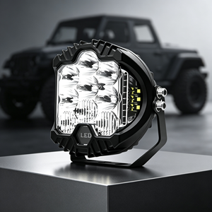 JHS OEM LED-Zusatzscheinwerfer Nebelscheinwerfer Offroad-Spotlichter 5/7/9 Zoll Runde Fahrleuchten mit 3-Seiten-Beleuchtung LED-Arbeitsscheinwerfer für LKW Jeep SUV 4x4 - Product Image 1